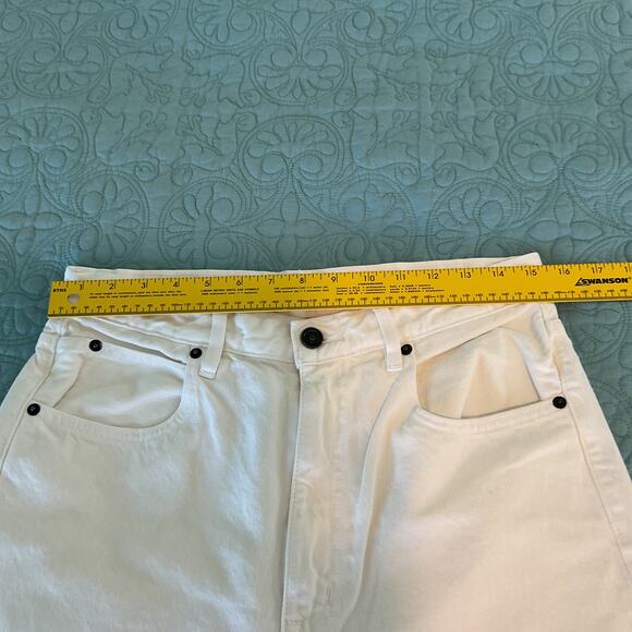 Slvrlake Frankie Womens Premium Denim High Waisted Flare Pure cotton Jeans 31 - Picture 11 of 15